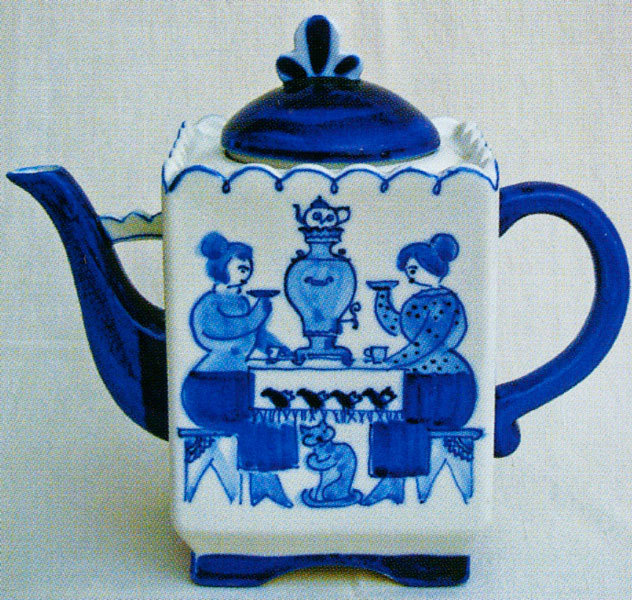 Л.П. Азарова. Чайник «Чаепитие». 1967. 
