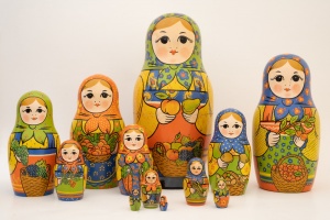 Матрёшка «Осень». С.Л. Нечаев. 1980 г.