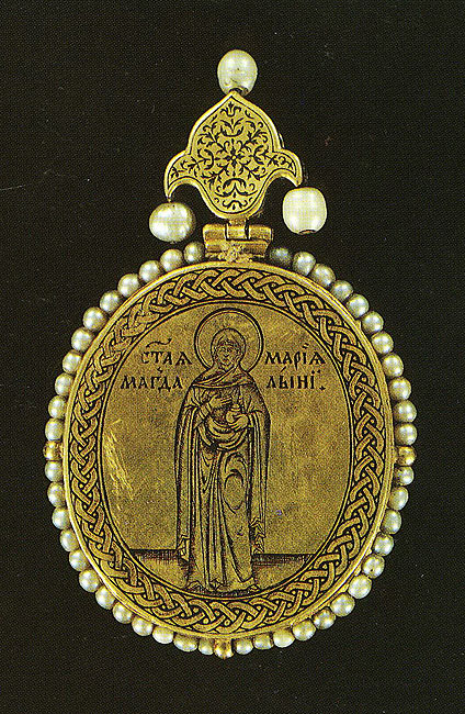 Панагия. Конец XVI – начало XVII в. Оборотная сторона.
