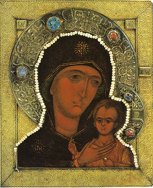 Икона. Богоматерь Петровская. XV в. 