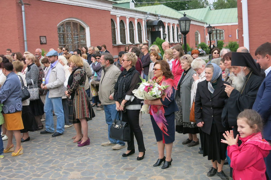 На открытии выставки