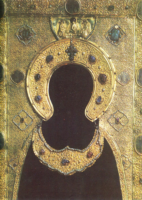 Оклад на икону "Сергий Радонежский". 1585 г. 