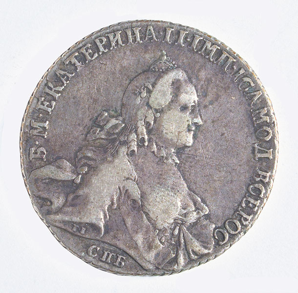 17. Рубль 1763 г. Серебро