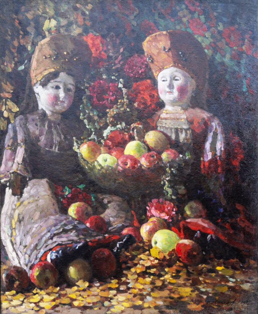 Куклы. В.И. Соколов. 1939 г. Картина.jpg