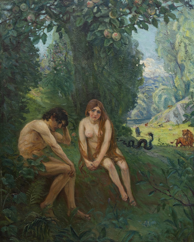 Боскин Михаил. Адам и Ева. 1919. Холст, масло DSC00704.jpg