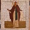 Реставрация иконы начала XVI в. «Преподобный Сергий Радонежский».