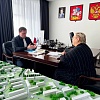 Встреча Натальи Григорьевой, руководителя Сергиево-Посадского музея-заповедника и Сергея Пахомова, председателя комитета Государственной Думы по строительству и ЖКХ 
