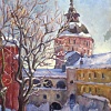 А.А. Осмёркин «Водяная башня», 1944 г.
