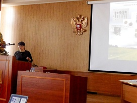 Т.Н.Новоселова выступает на заседании семинара «Археология Подмосковья»