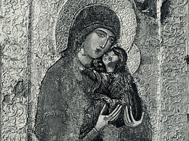 Икона Св. Анна с младенцем Марией. XIV в.