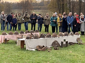 Мемориальный комплекс на Богородицком поле. Акция Памяти погибших в Вяземском «котле»