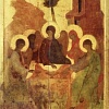 Икона с изображением «Святой Троицы»