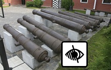Пушки. Конец XVII века. Швеция. Чугун, литье