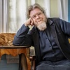 Митрополит Псковский и Порховский Тихон с котом Владыкой. Псково-Печерский монастырь, 2023