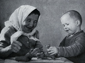 Архангельская обл, Каргопольский р-он, д. Гринёво. Фото 1960-х г. Бабкина У.И.